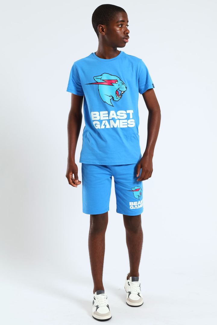 Boys Glow In Dark T-Shirt - Blue