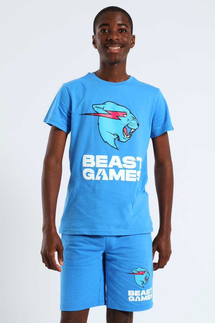 Boys Glow In Dark T-Shirt - Blue