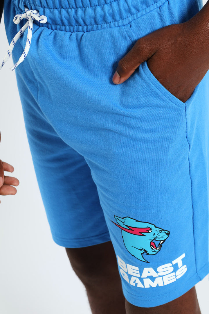 Boys Beast Games Short - Blue