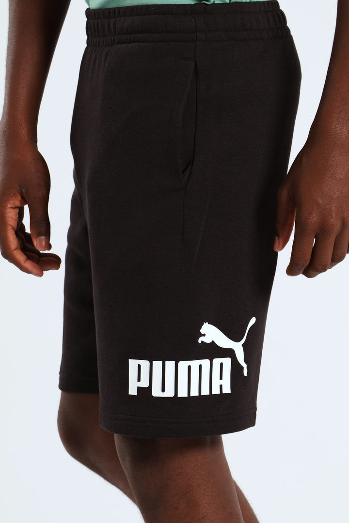 Boys Logo Fleece Short - Black