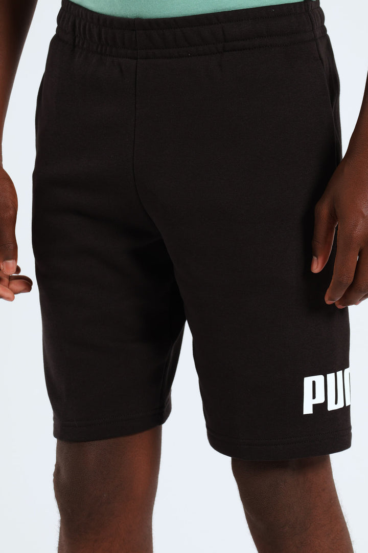 Boys Logo Fleece Short - Black