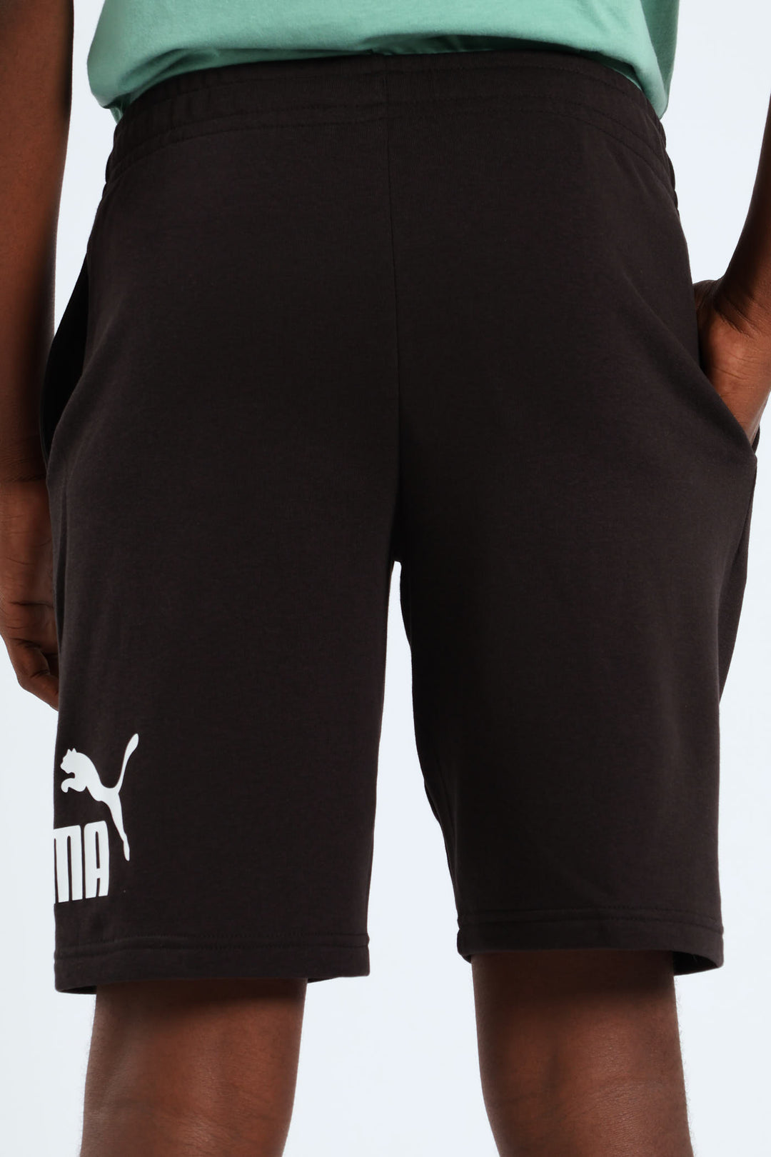 Boys Logo Fleece Short - Black