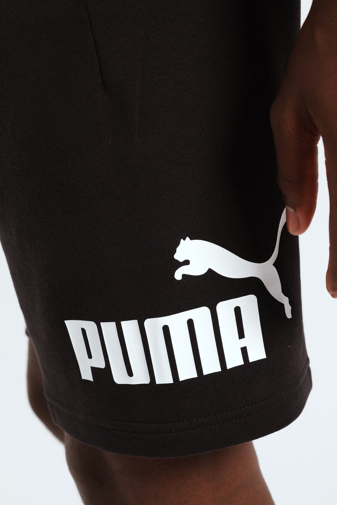 Boys Logo Fleece Short - Black