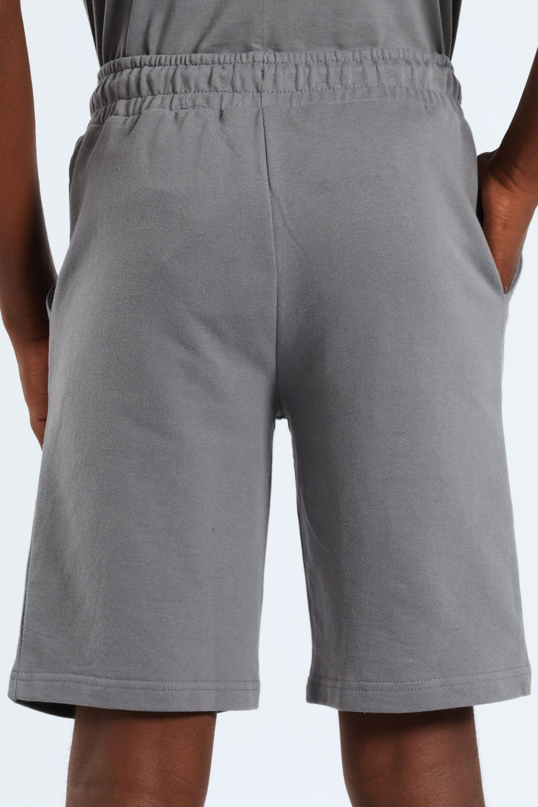 Boys Garfield Print Short - Charcoal