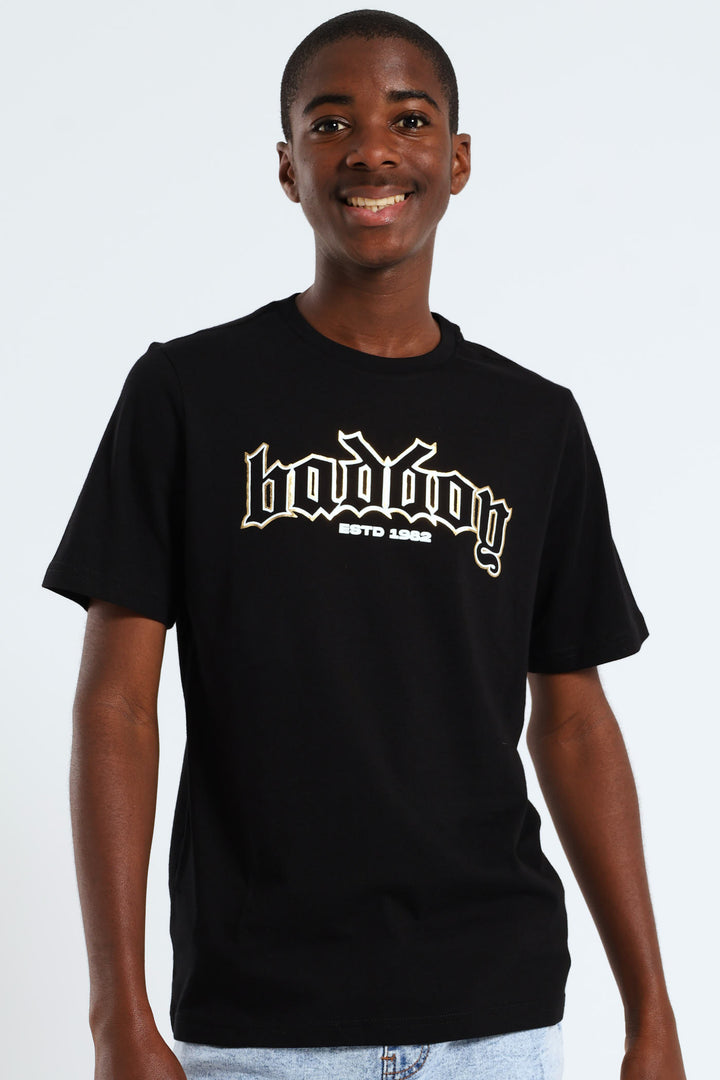 Boys Gothic Eye Tee - Black