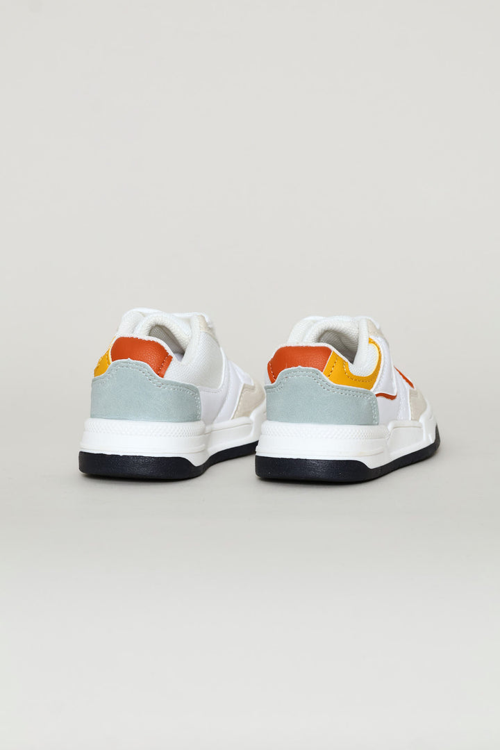 Pre-Boys Colour Block Court Sneaker - Multi