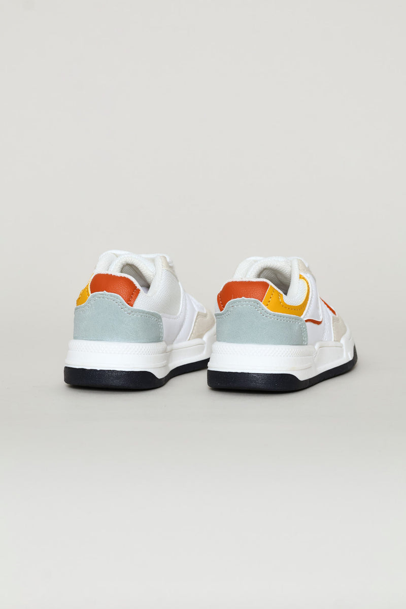 Pre-Boys Colour Block Court Sneaker - Multi