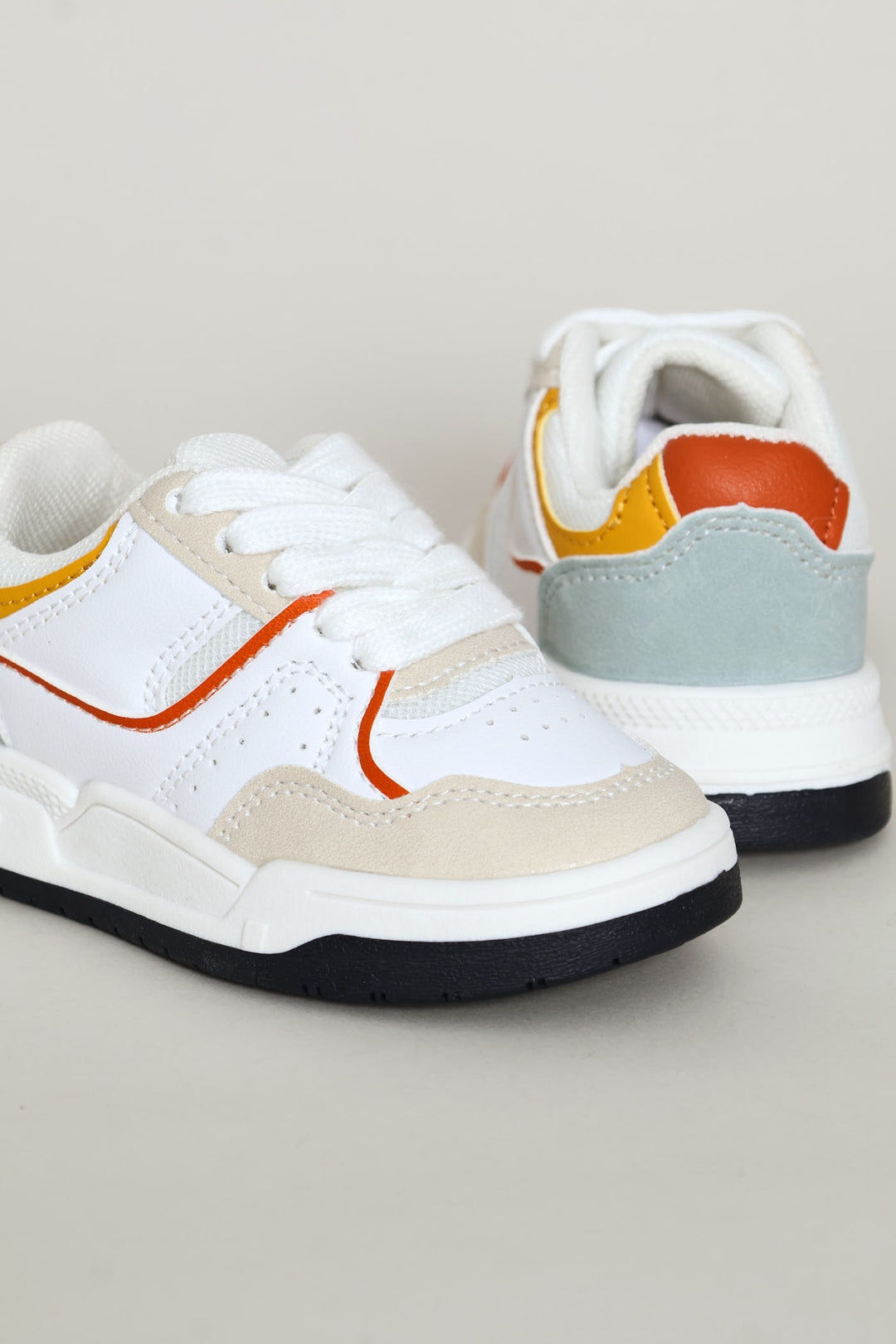 Pre-Boys Colour Block Court Sneaker - Multi