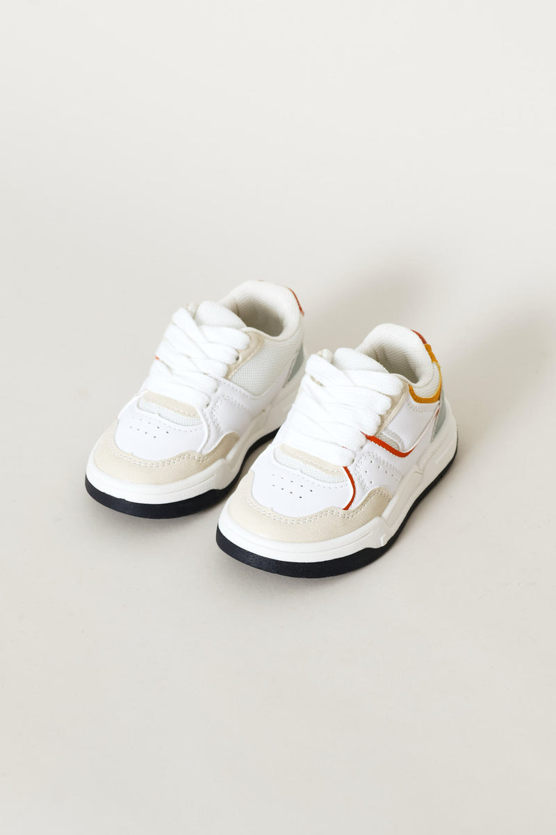 Pre-Boys Colour Block Court Sneaker - Multi