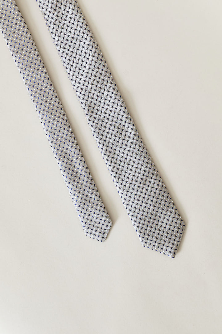 Dotted Tie - Silver