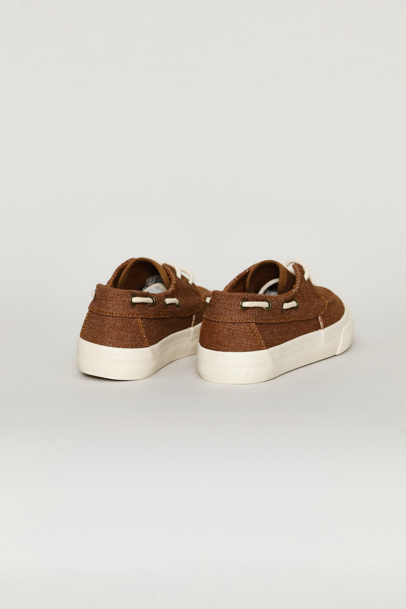Boys Boat Shoe - Tan