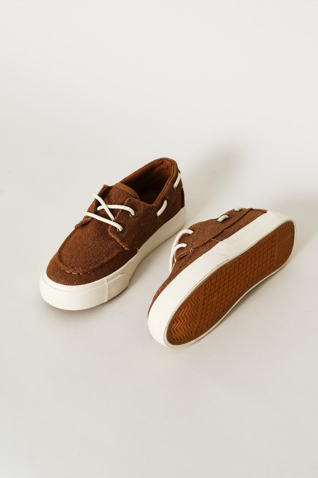Boys Boat Shoe - Tan