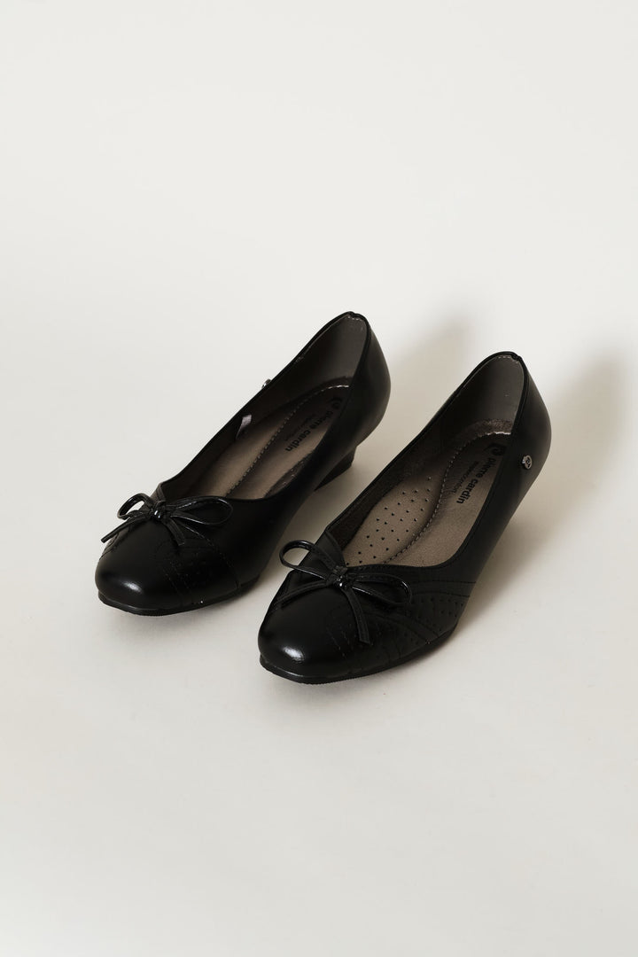 Bow Detail Heel - Black