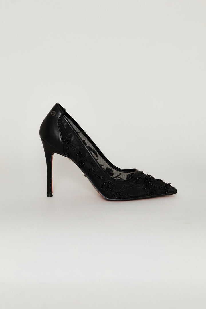 Lola 71 Embellished Heel - Black