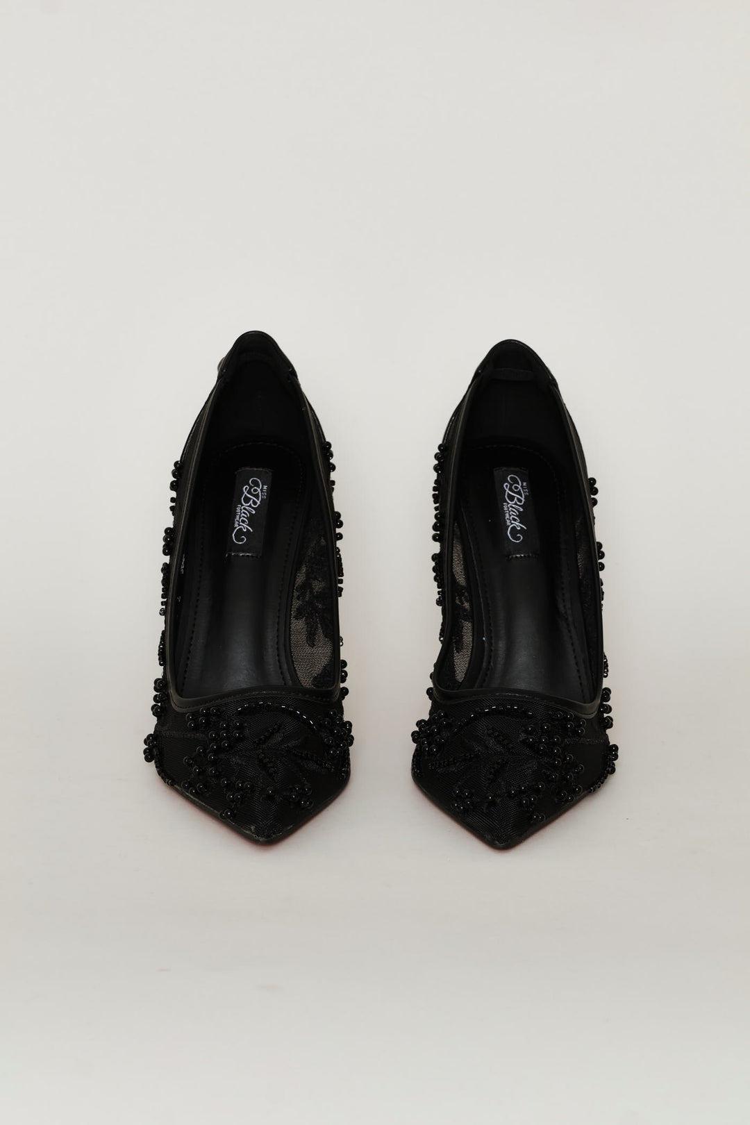 Lola 71 Embellished Heel - Black