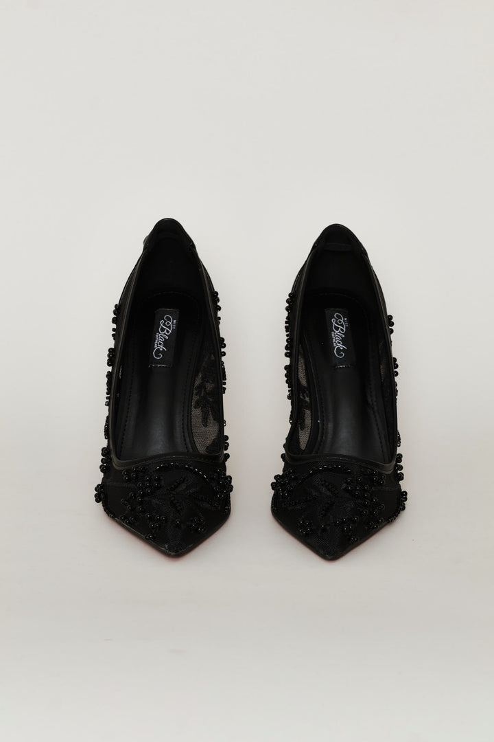 Lola 71 Embellished Heel - Black