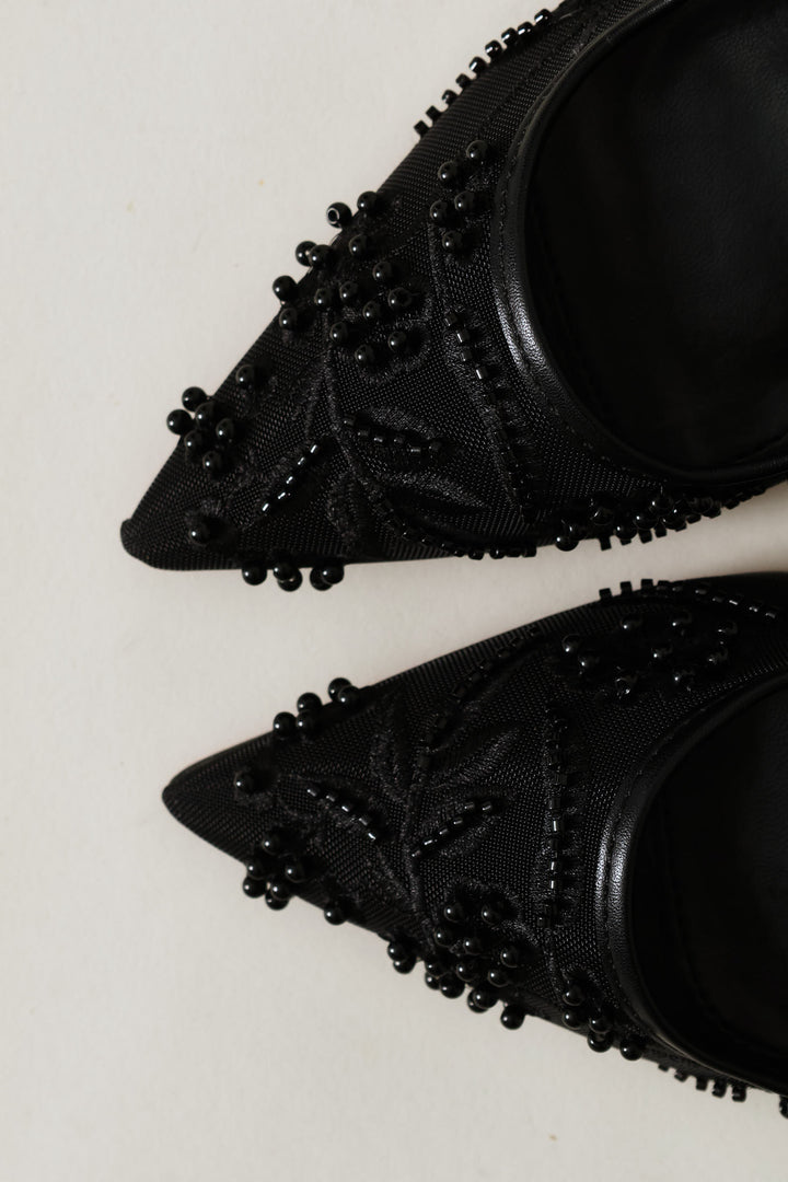 Lola 71 Embellished Heel - Black