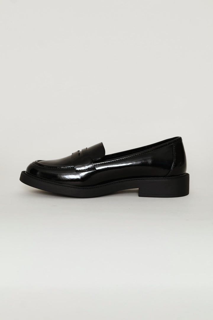 Patent Loafer - Black