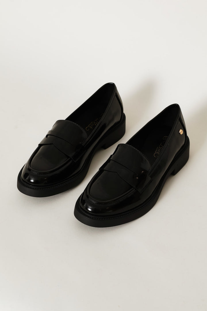 Patent Loafer - Black