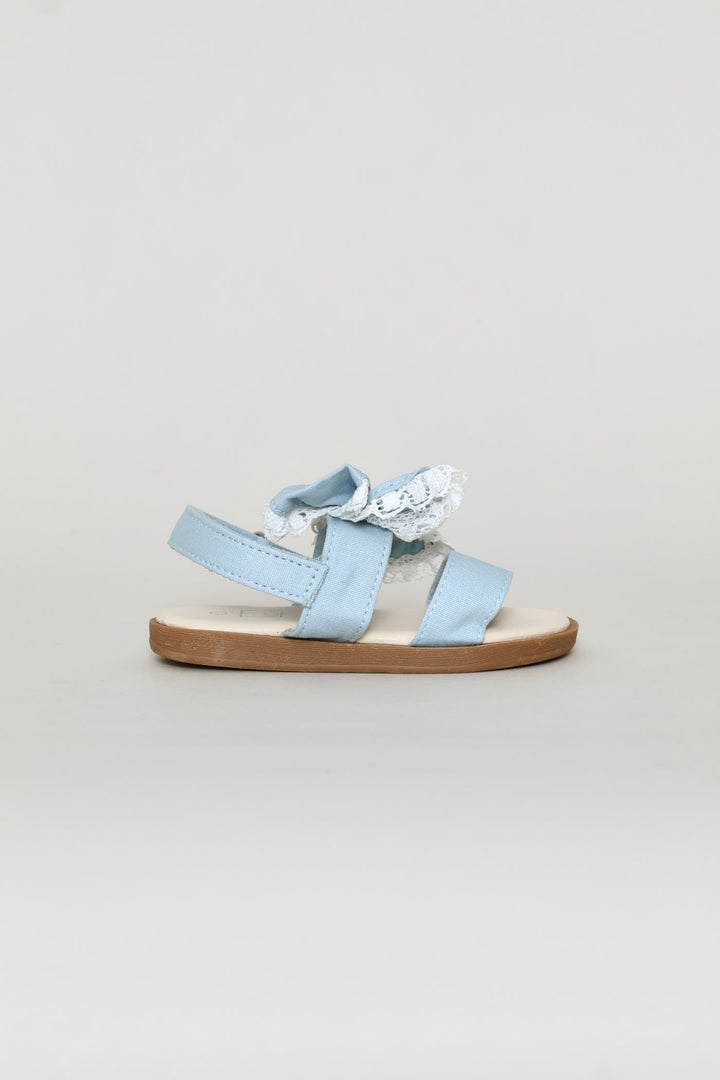 Pre-Girls Bow Sandal - Blue