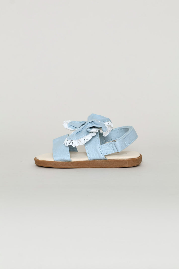 Pre-Girls Bow Sandal - Blue