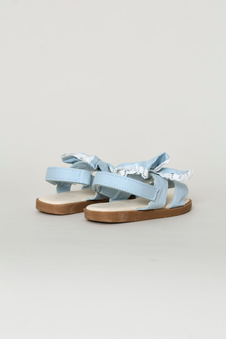 Pre-Girls Bow Sandal - Blue