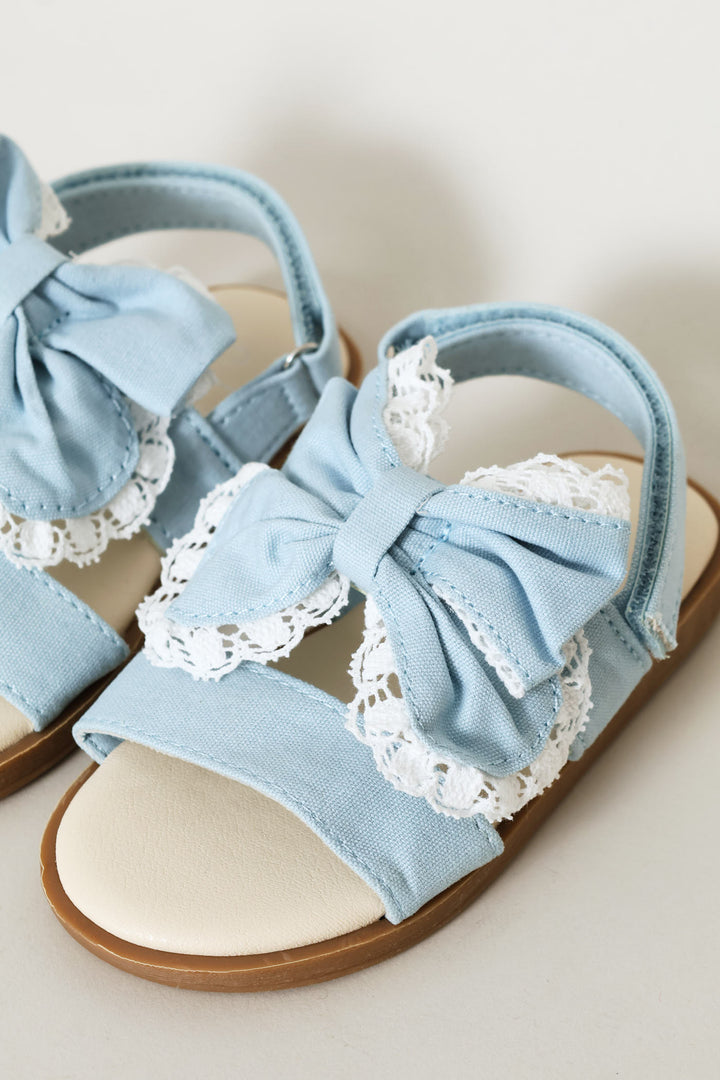 Pre-Girls Bow Sandal - Blue