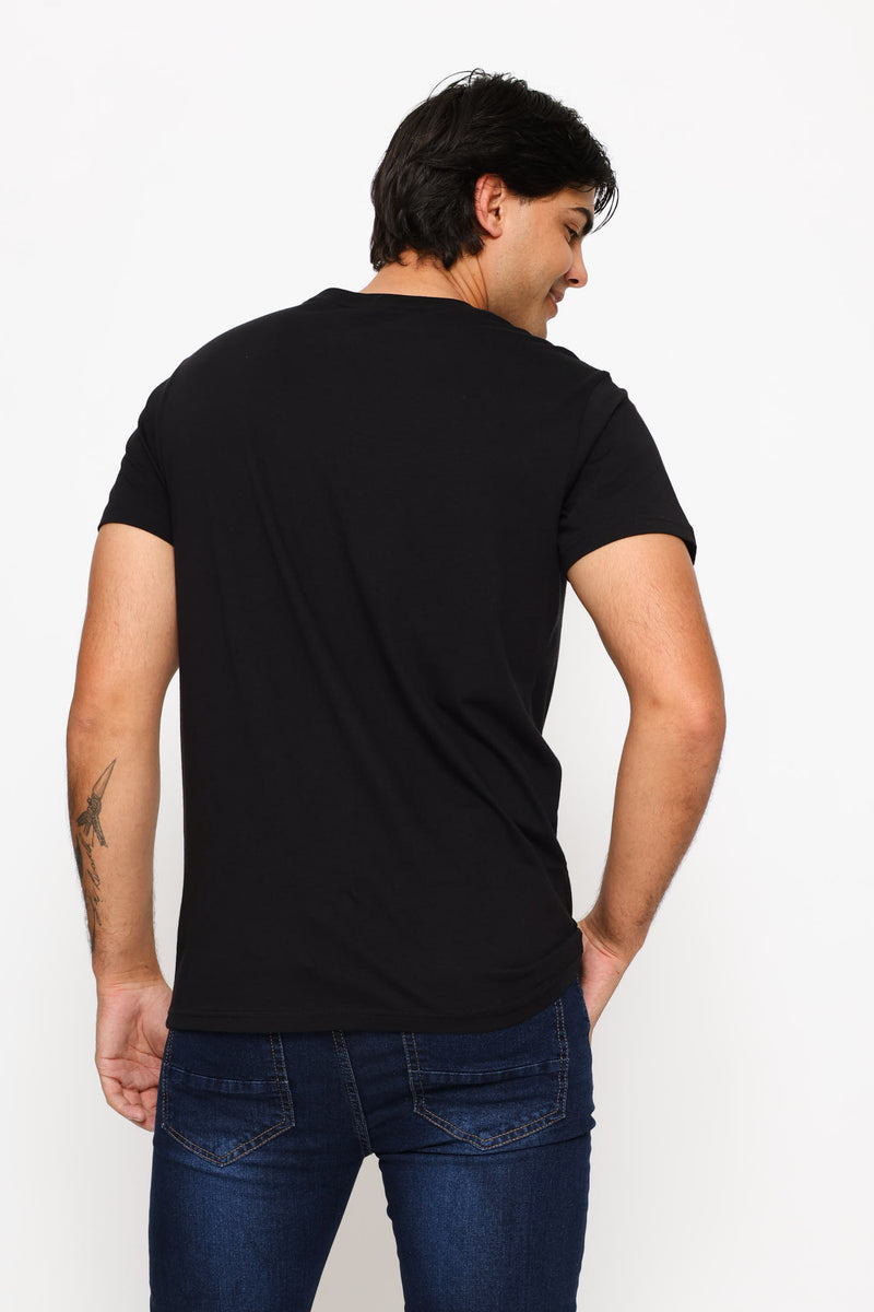 Chrome Tee - Black