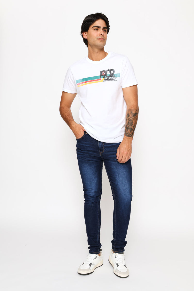 Retro 1982 Tee - White