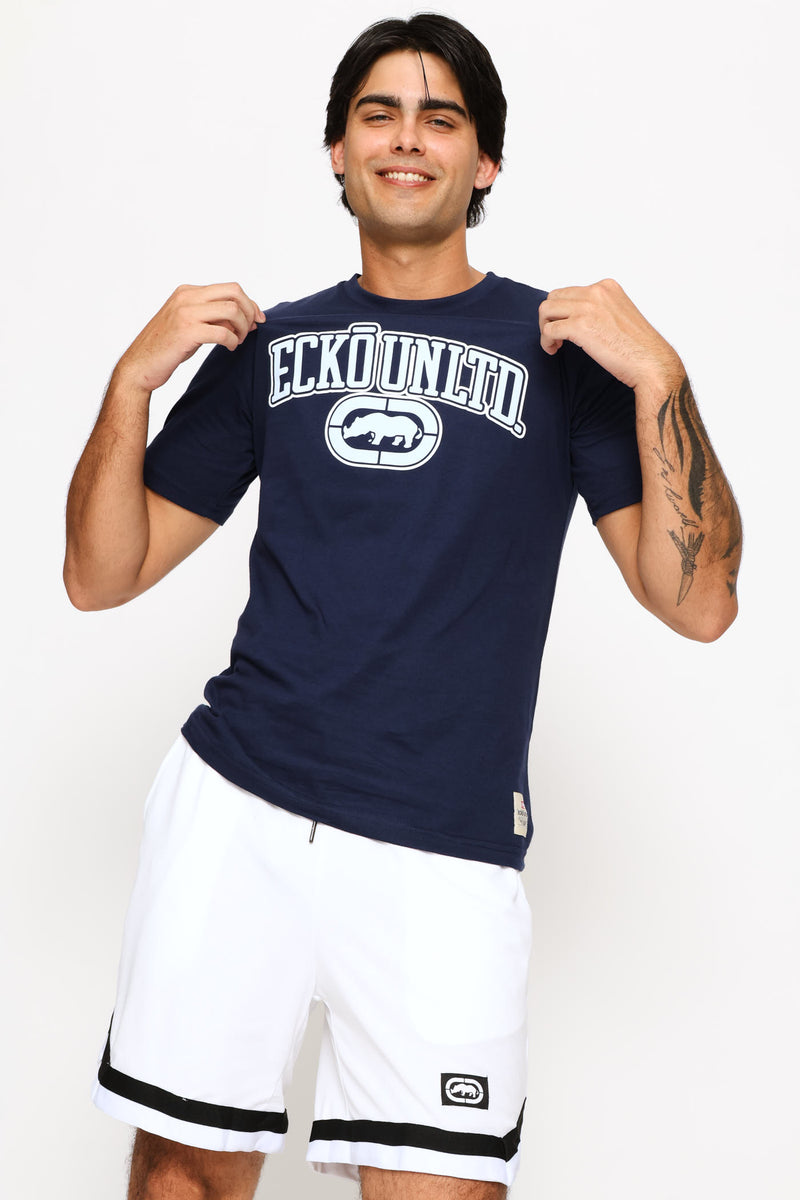 Tonal Tee - Navy