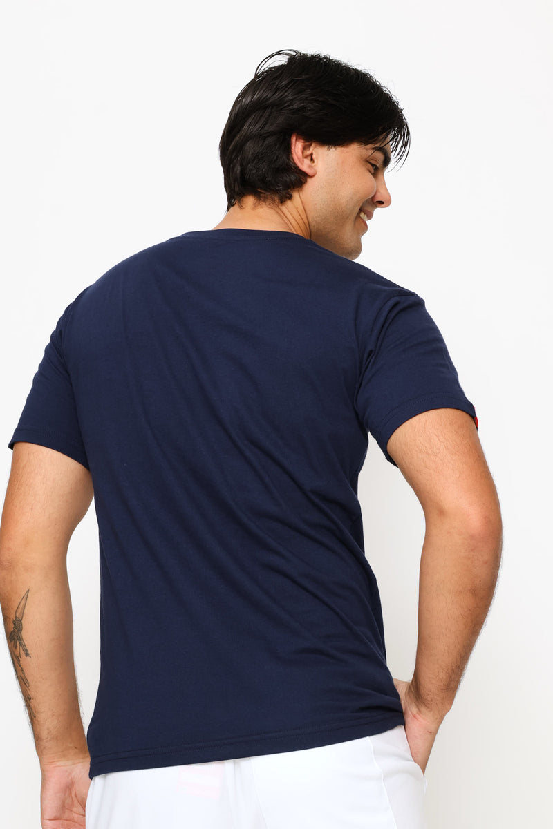 Tonal Tee - Navy