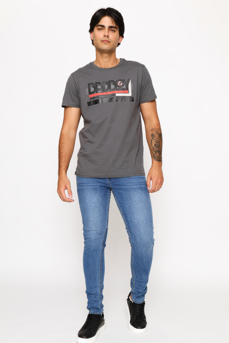 Burn Tee - Charcoal