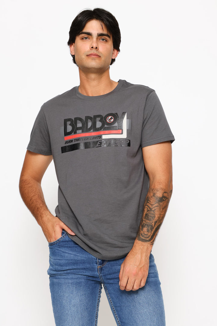 Burn Tee - Charcoal