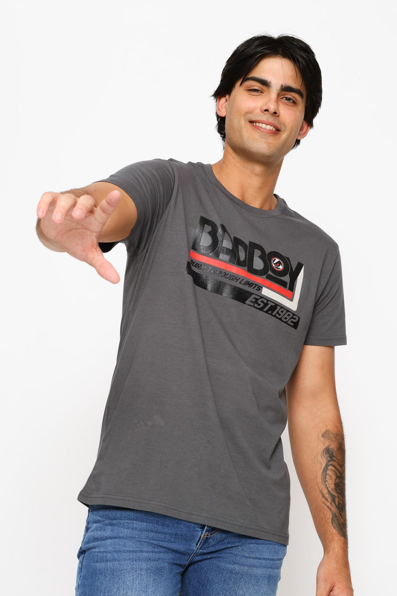 Burn Tee - Charcoal