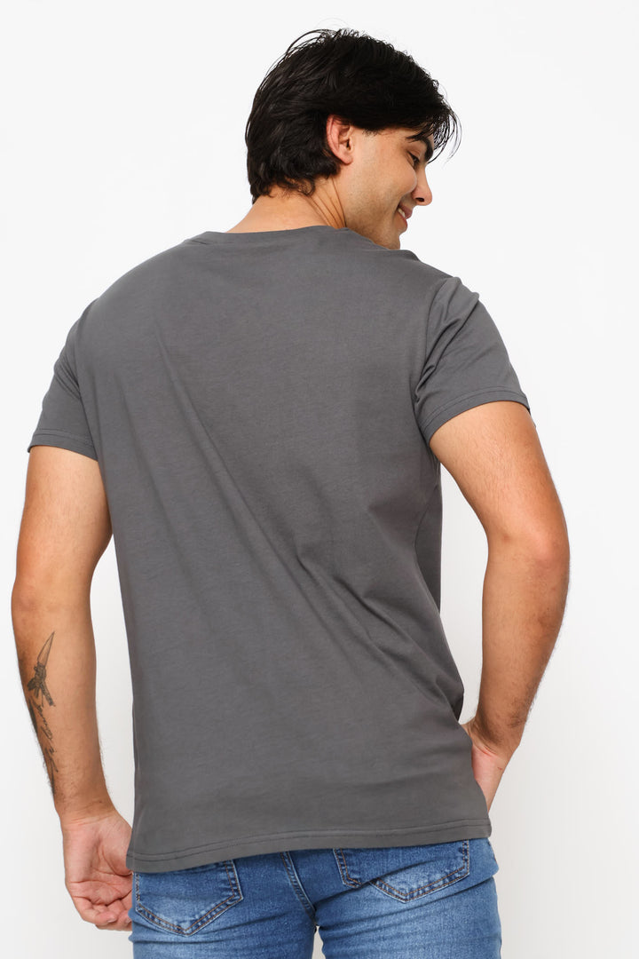 Burn Tee - Charcoal