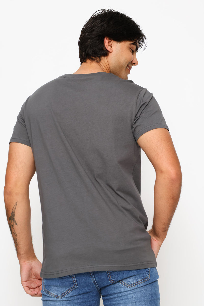 Burn Tee - Charcoal