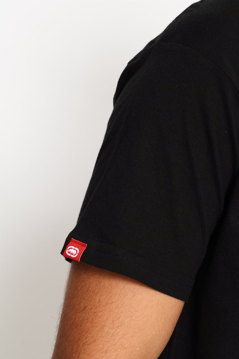 Skull Print Tee - Black