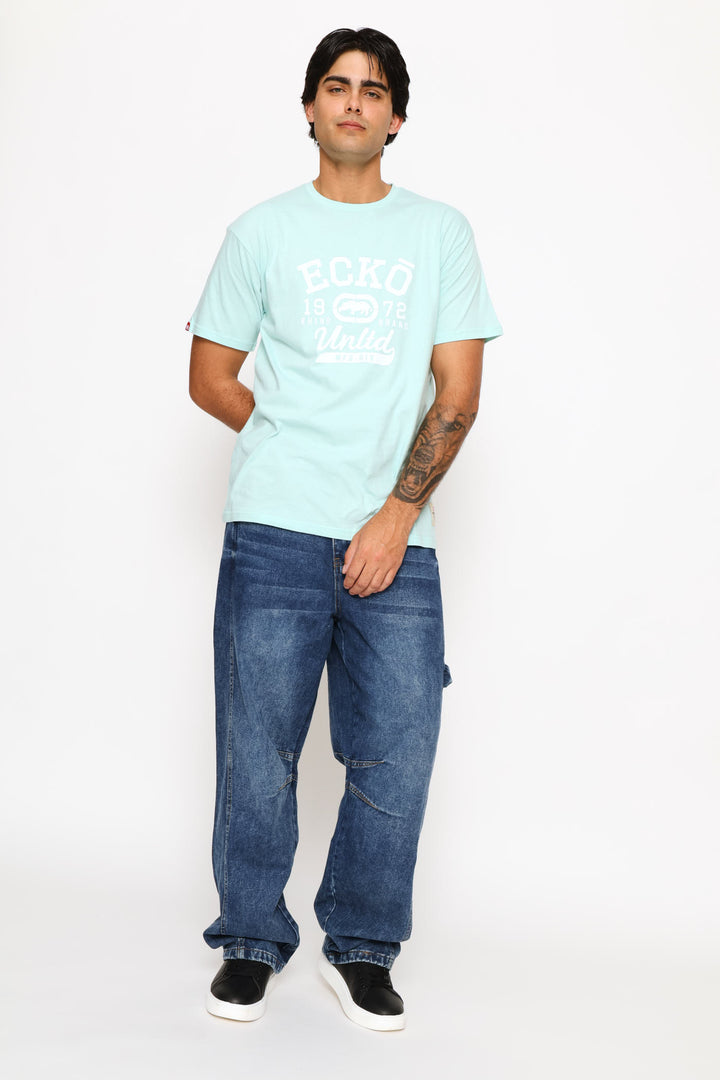 Chest Print Tee - Mint