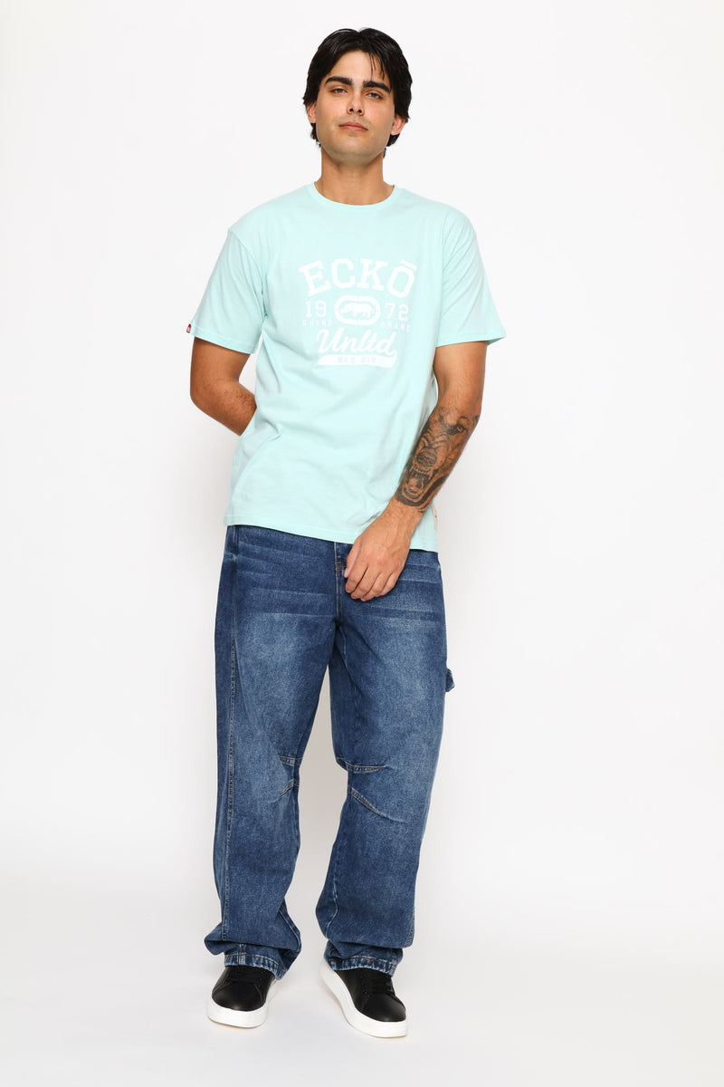 Chest Print Tee - Mint