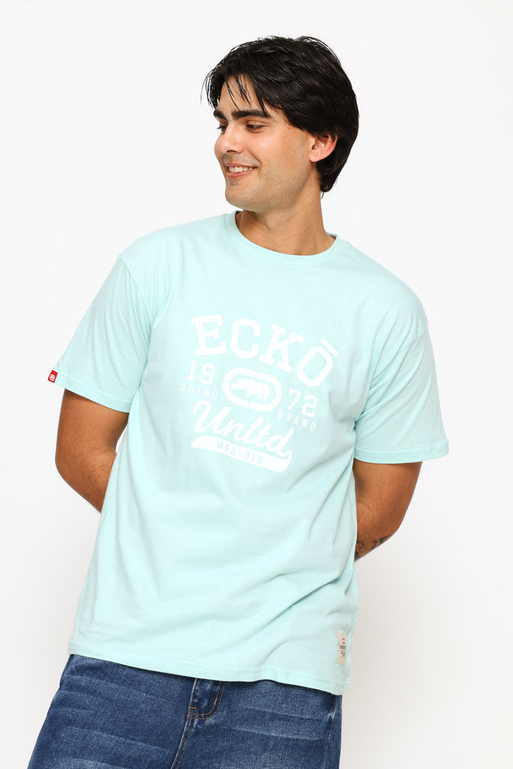 Chest Print Tee - Mint