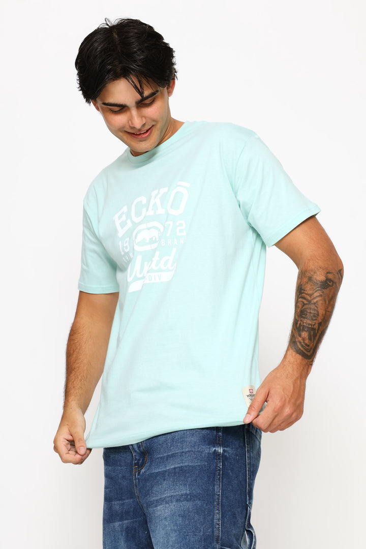 Chest Print Tee - Mint