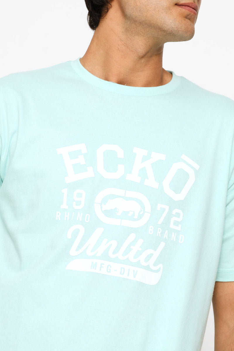 Chest Print Tee - Mint