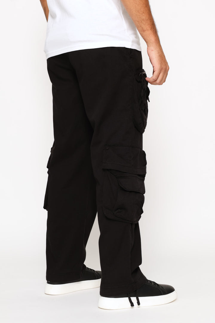 Big Multipocket Cargo Pants - Black