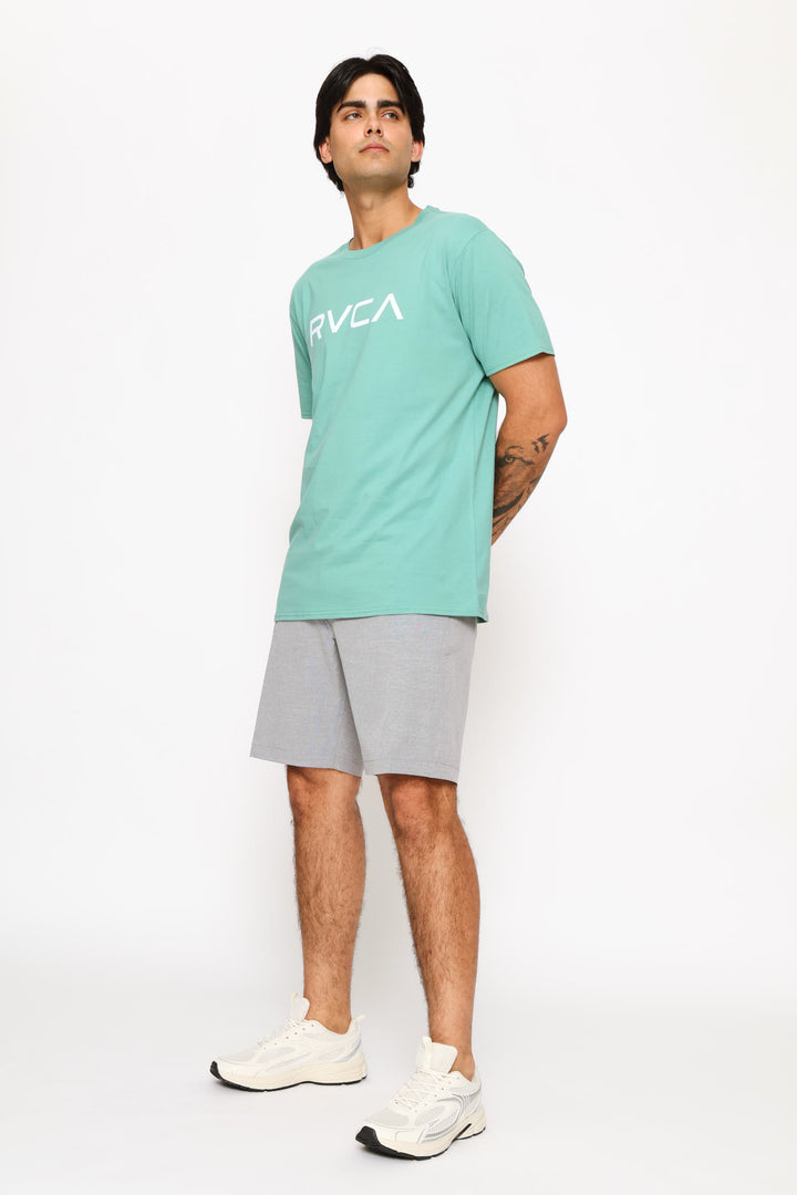 Big Branded Logo Tee - Aqua