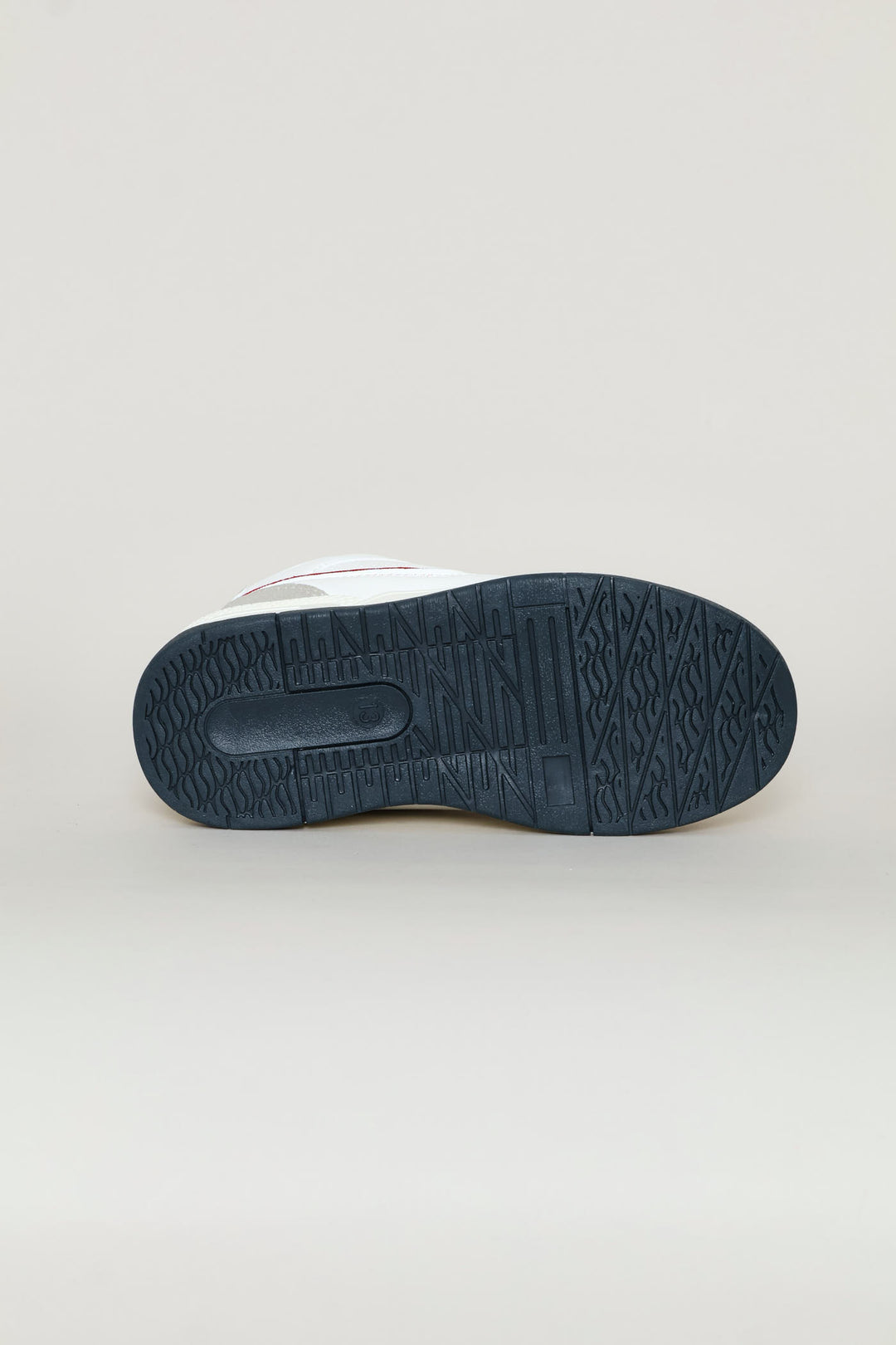 Boys Mid-Top Sneaker - White/Blue