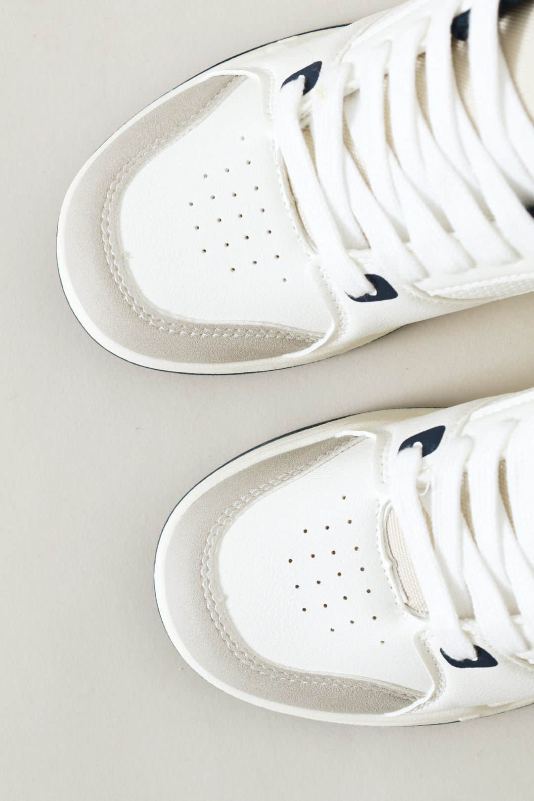 Boys Mid-Top Sneaker - White/Blue