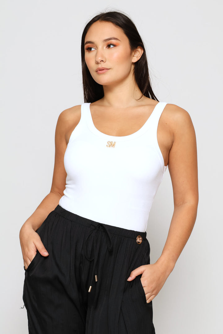 Bianca Bodysuit - White