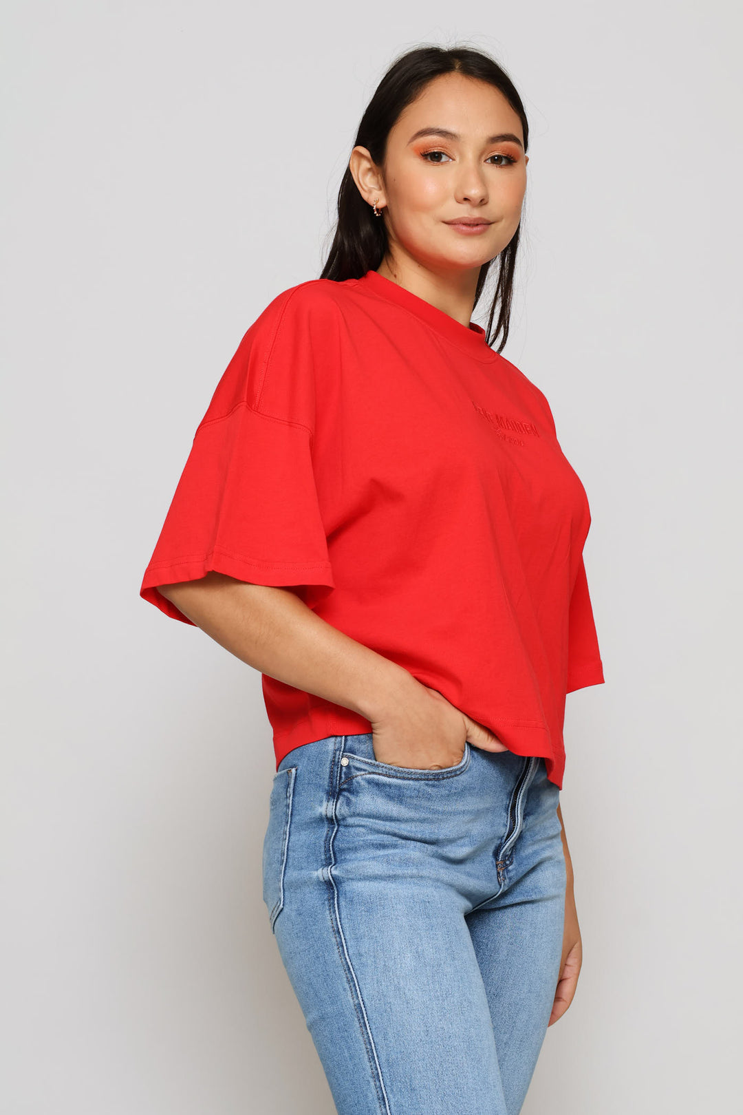 Penelope Boxy T-Shirt - Red