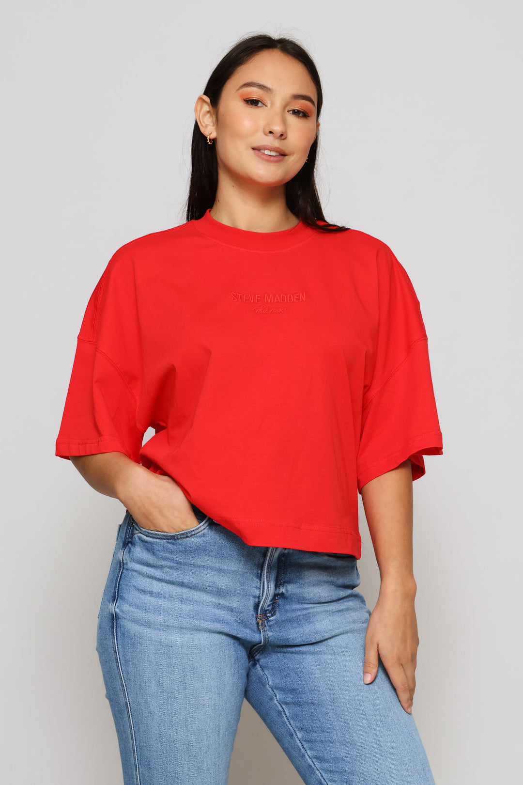 Penelope Boxy T-Shirt - Red
