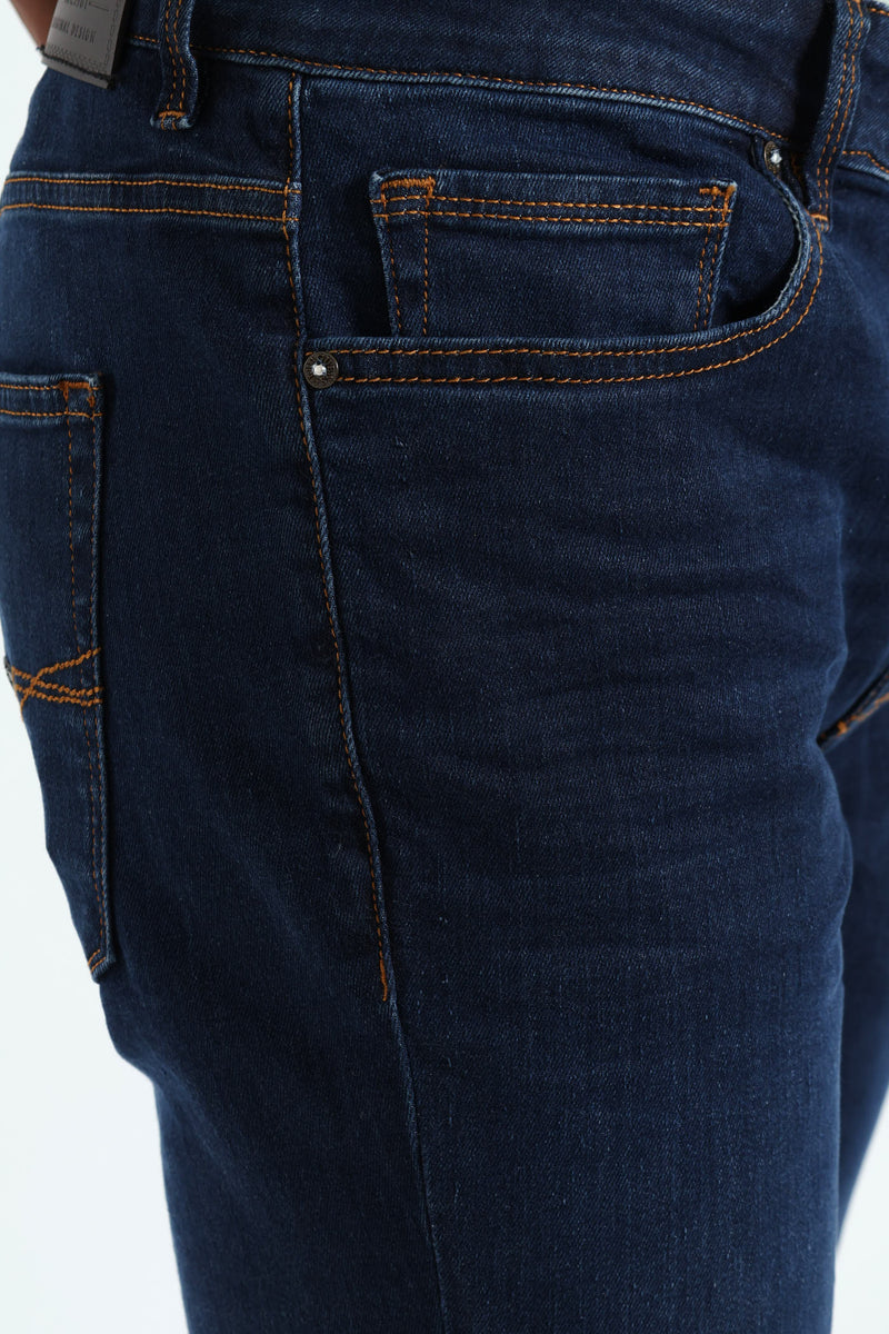 Skinny Leg Denim Jean - Dark Wash Ink